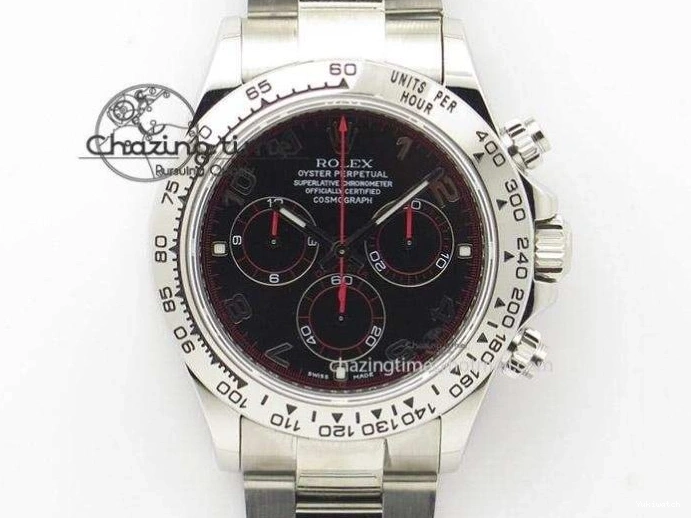 Green Dial Daytona Edition Carbon Strap WWF A7750 Best Black Nylon Green On V2 DIW 1103